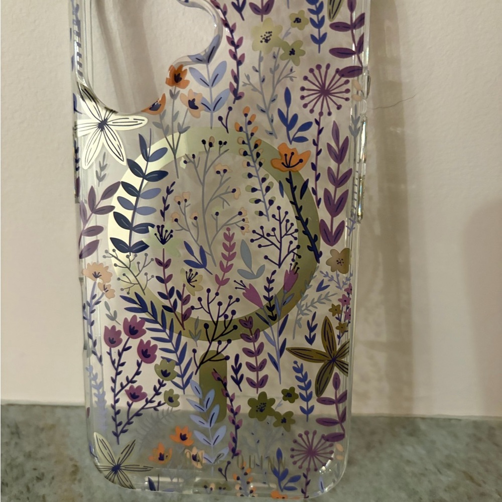 Carson & Quinn iPhone case Floral Clear Phone Case